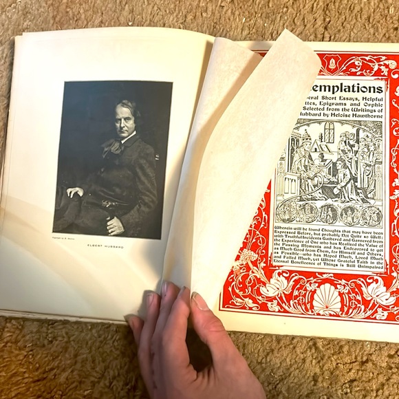 Contemplations - from the writings of Elbert Hubbard by Heloise Hawthorne book - Picture 4 of 5